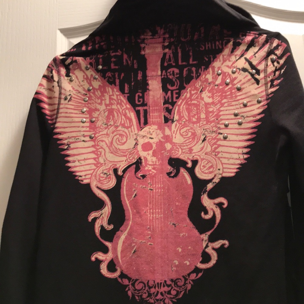 Black zip up hoodie